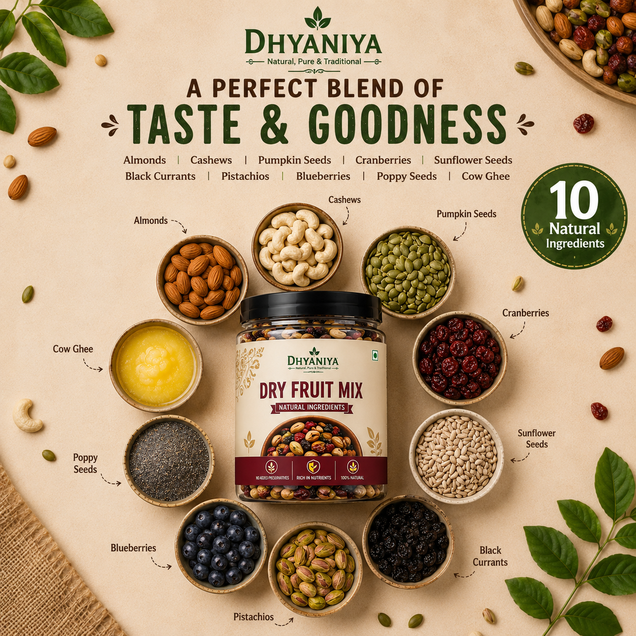 DHYANIYA Mix Dry Fruit - Image 3