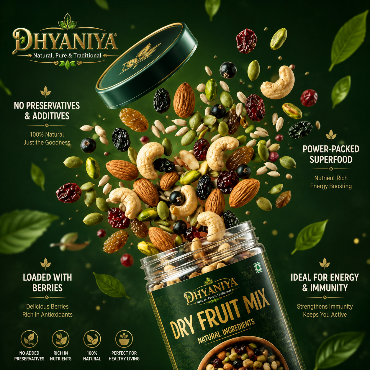DHYANIYA Mix Dry Fruit - Image 4