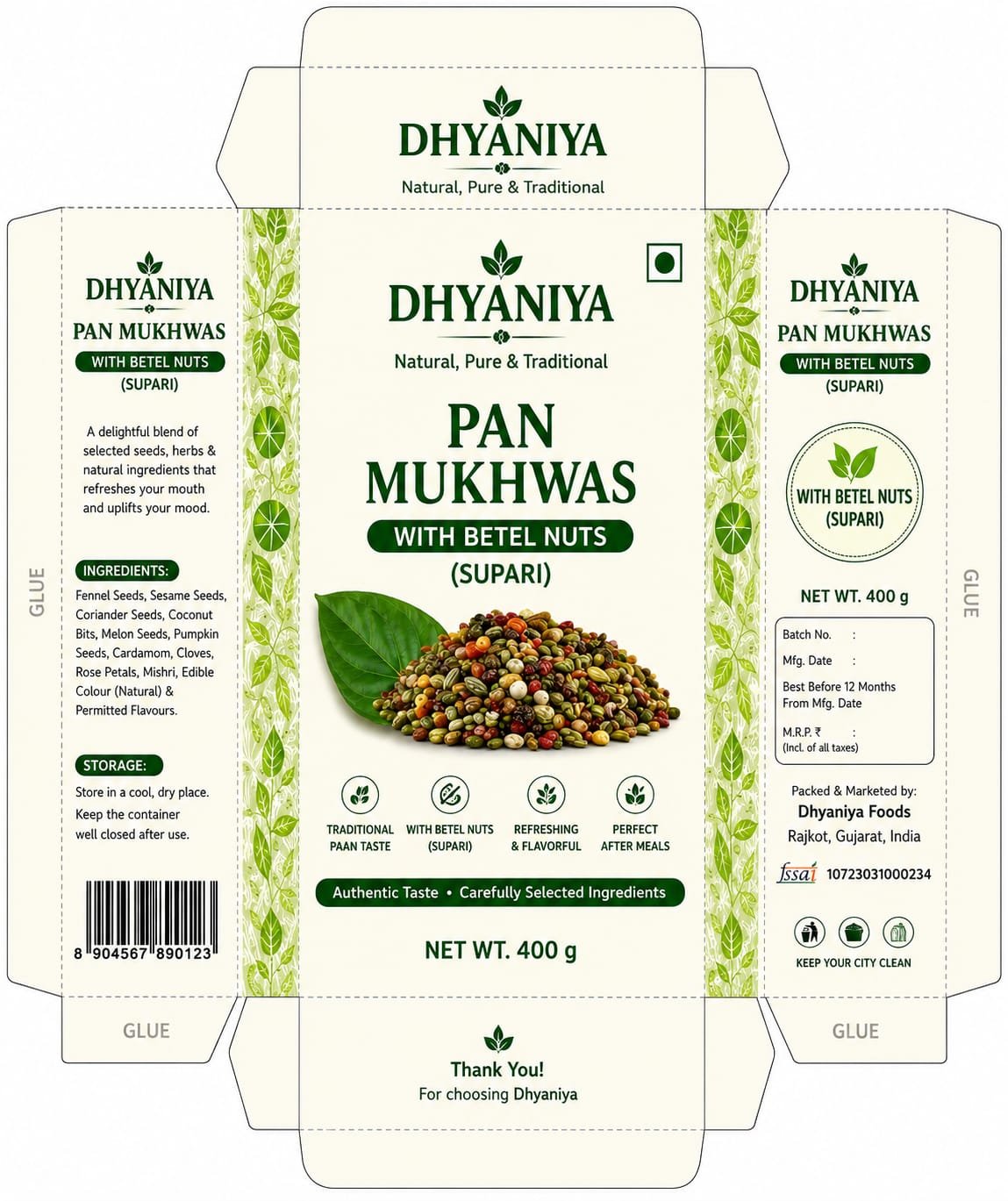 DHYANIYA Pan Mukhwas With Betel Nuts (Supari) - Image 5