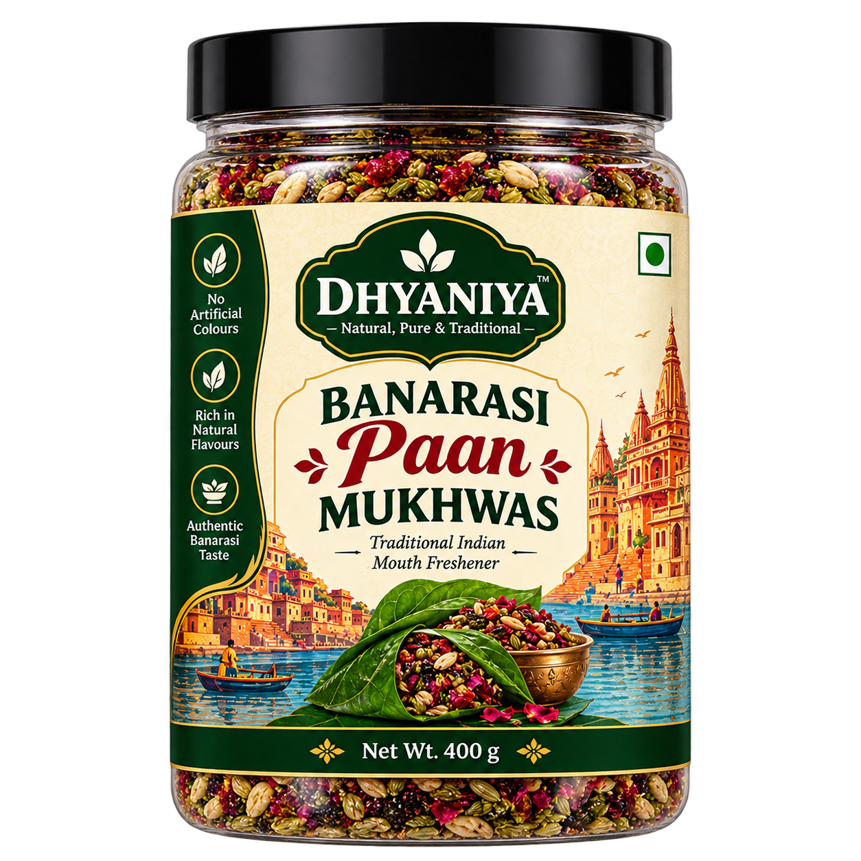 DHYANIYA Banarasi Mukhwas 400g | Traditional Mouth Freshener - Image 2